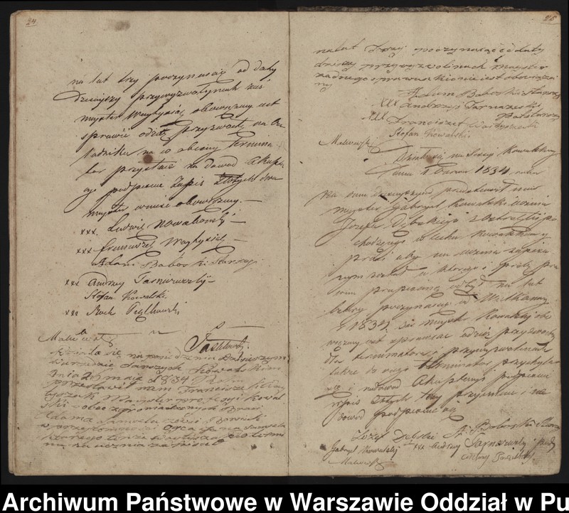 image.from.unit.number "Książka Urzędu Starszych Profesyi Kowalskiej /dopisywanie uczniów, umowy o naukę/"