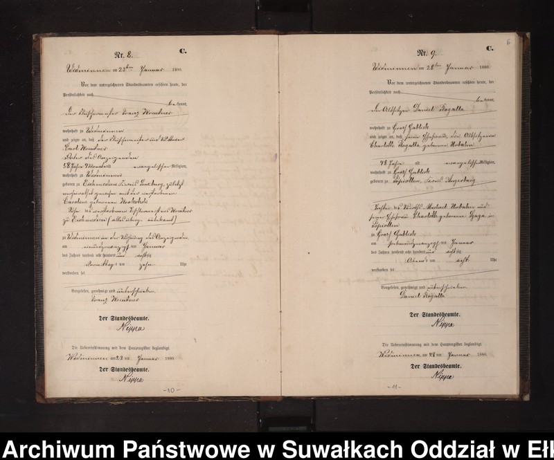 image.from.unit.number "Sterbe-Neben-Register des Preussischen Standes-Amtes Widminnen Kreis Loetzen"