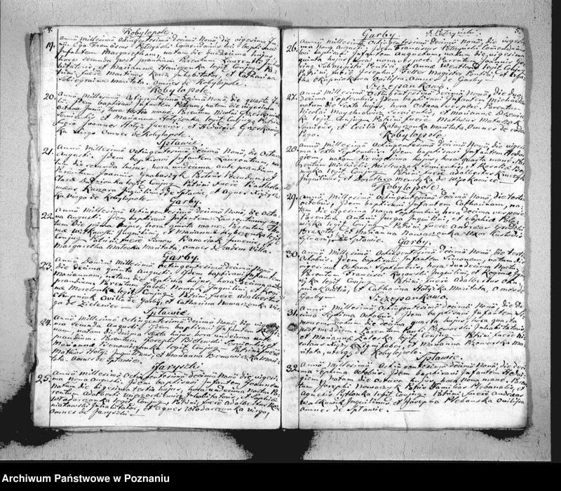 Obraz 5 z jednostki "Liber baptisatorum, copulatorum, mortuorum"