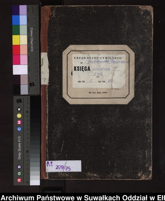 image.from.unit.number "Geburts-Neben-Register des Preussischen Standes-Amtes Stasswinnen Kreis Lötzen"