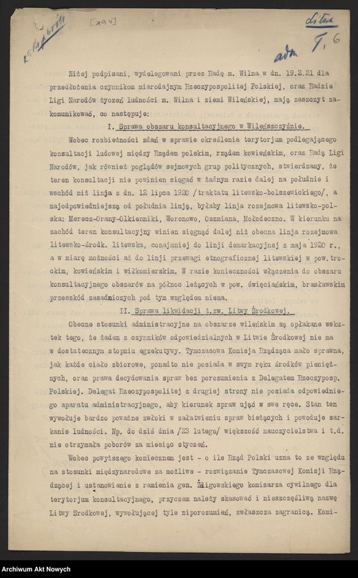 image.from.unit.number "Litwa, Suwalskie (rezolucje i memoriały w sprawie przełączenia do Polski), tom I"