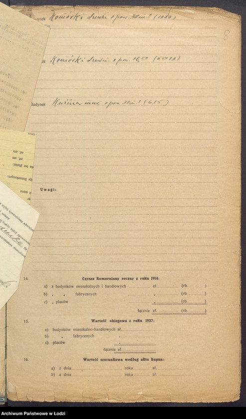 image.from.unit.number "Księga inwentarzowa nieruchomości m. Łodzi ul. Ludwika"