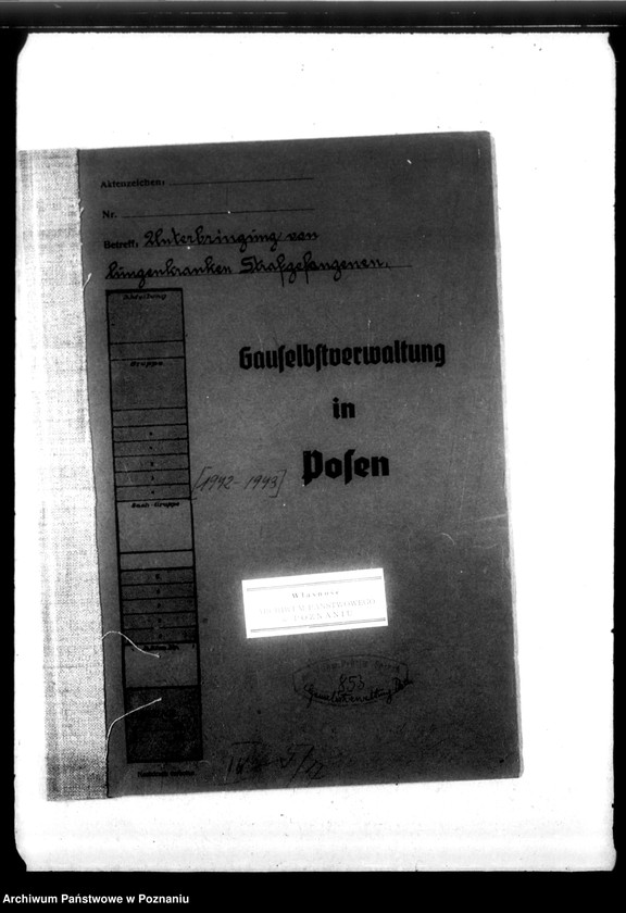 Obraz 4 z jednostki "Unterbringung von Lungenkranken - Strafgefangenen."