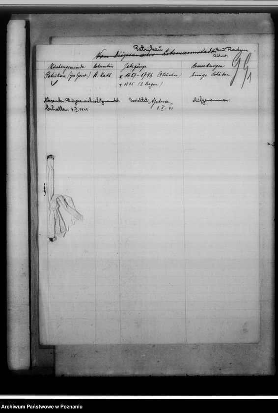 Obraz 5 z jednostki "[Korespondencja w sprawie ksiąg kościelnych ewangelickich i polsko-katolickich - dotyczy terenu tak zwanej Guberni]"