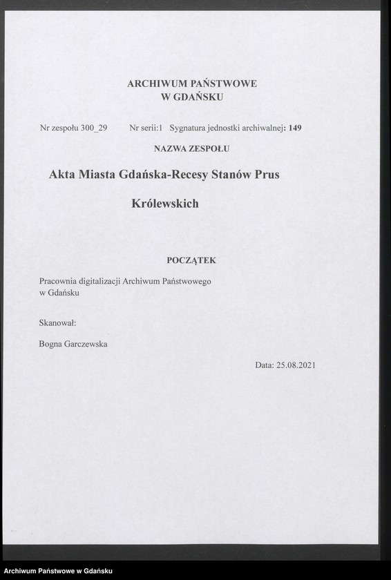 image.from.unit.number "Recesy Stanów, sejmik w Nowym i sejm w Warszawie 16 IV - 25 IV 1659"