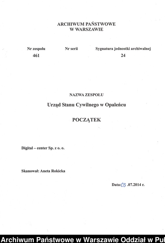 Obraz 3 z jednostki "Księga małżeństw parafii ewangelicko-augsburskiej w Opaleńcu"