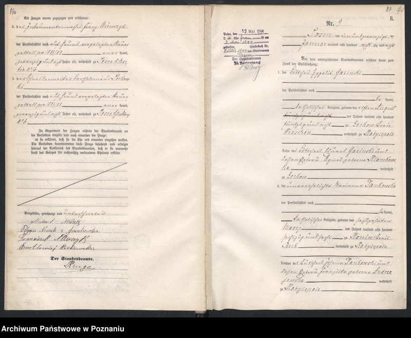 Obraz 11 z jednostki "Księga małżeństw"