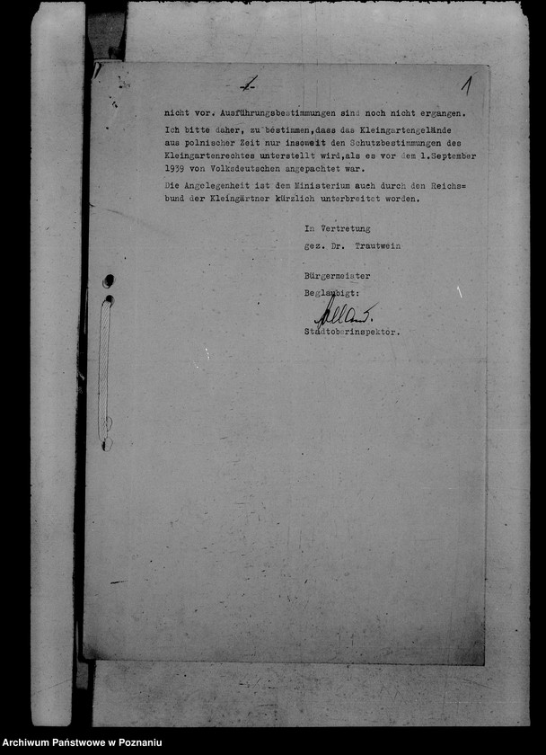 Obraz 5 z jednostki "Korespondencja i plany sytuacyjne ogródków działkowych w Poznaniu"