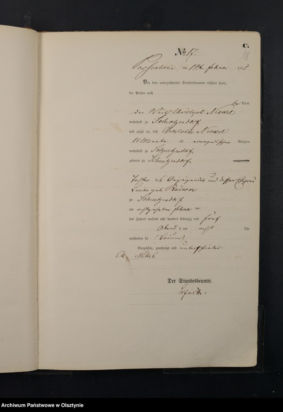 image.from.unit.number "Haupt-Sterbe-Register Nr 1 - 126"