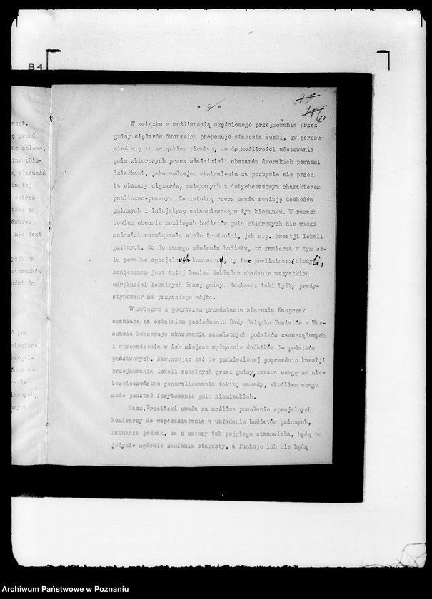 Obraz 10 z jednostki "/Protokół z doraźnego zjazdu starostów odbytego 3 II 1934 r./"