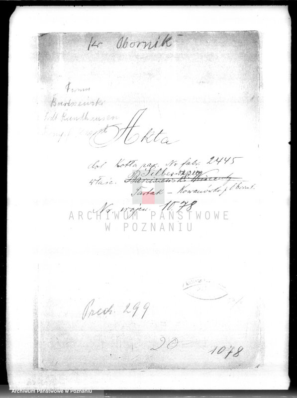 Obraz 4 z jednostki "Tartak Kowanówko, pow. obornicki nr woj. 1078"