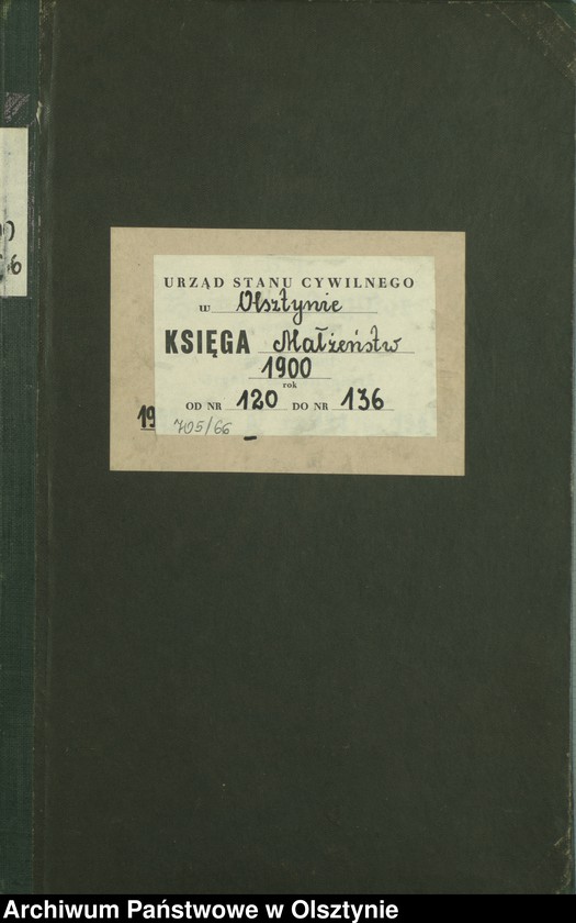 image.from.unit.number "Heiraths-Haupt-Register Tom II,Nr 120 - 136"