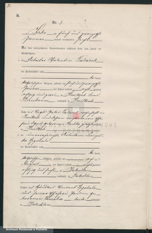 Obraz 8 z jednostki "Heirats-Haupt-Register"