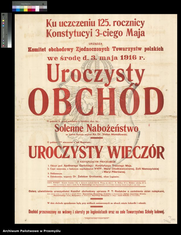image.from.collection.number "Uchwalenie Konstytucji 3 Maja - obchody rocznicowe w Przemyślu"