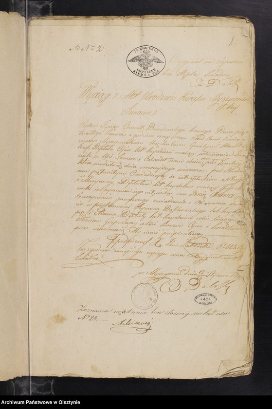 image.from.unit.number "Annexa z Parafii Janowieck[i]ej z Roku 1848"