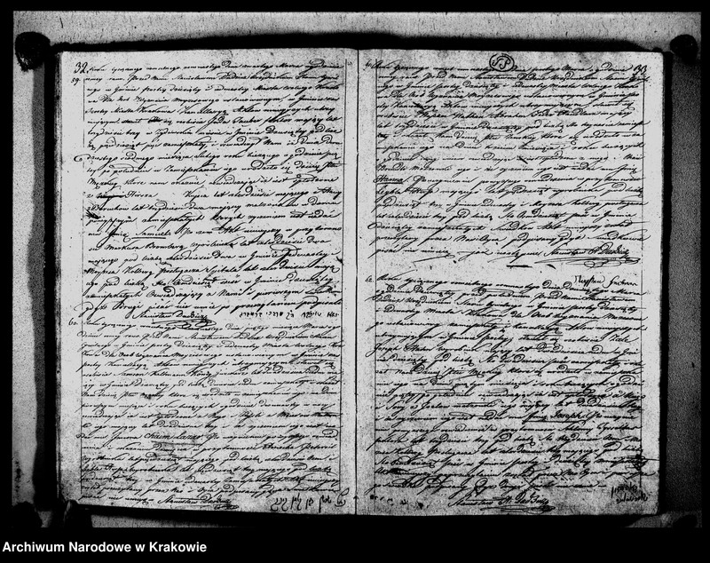 Obraz 18 z jednostki "Xięga I. Akt Stanu Cywilnego obeymująca Akta Urodzenia Przyznania Przysposobienia i Zeyścia Osob Wyznanania Moyzesowego w Gminie VI. X. i XI. M. W. Krakowa zamieszkałych na Rok 1818"