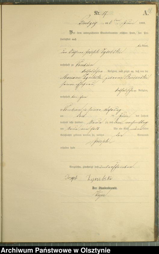 image.from.unit.number "Geburts-Haupt-Register Nr 1 - 47"