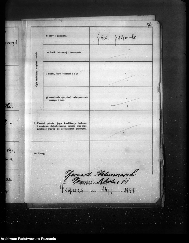 Obraz 11 z jednostki "Zatwierdzenie projektu urządzenia warsztatów - łożysk, firmy "Stabil" w Poznaniu"