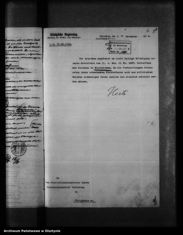 image.from.unit.number "Wischniewen, evangelische Kirche"