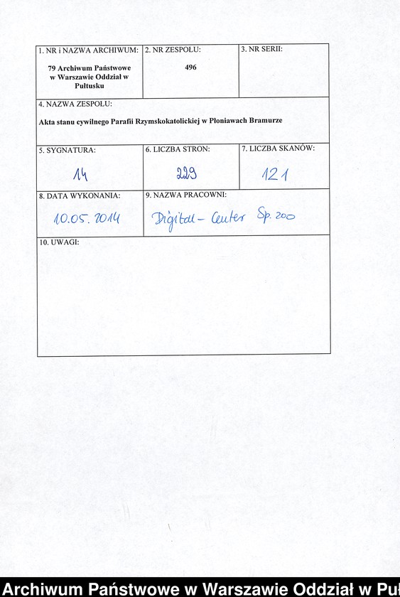 image.from.unit.number "Akta urodzeń, małżeństw i zgonów"