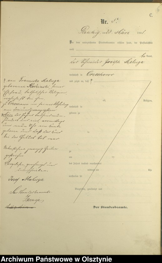 image.from.unit.number "Sterbe-Haupt-Register Nr 1 - 21"