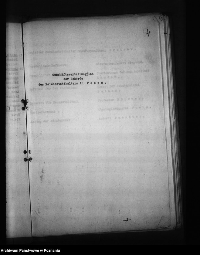 Obraz 8 z jednostki "Geschäftsverteilungsplan (urzędu namiestnika)"