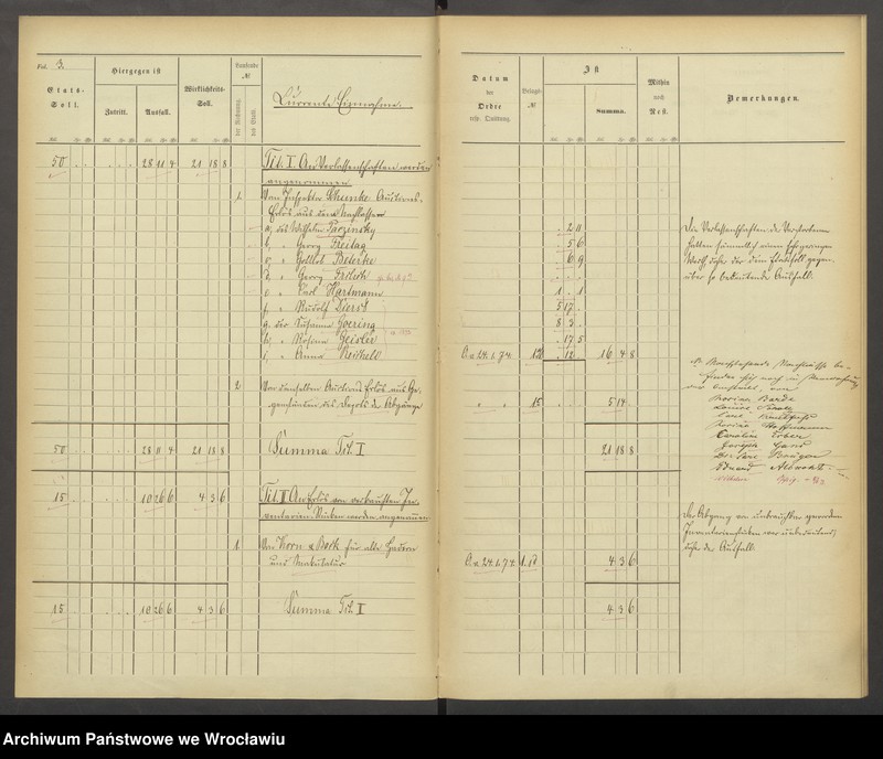 image.from.unit.number "Rechnungen über die Verwaltung der Armenhausabteilung im Classenschen Siechenhause"