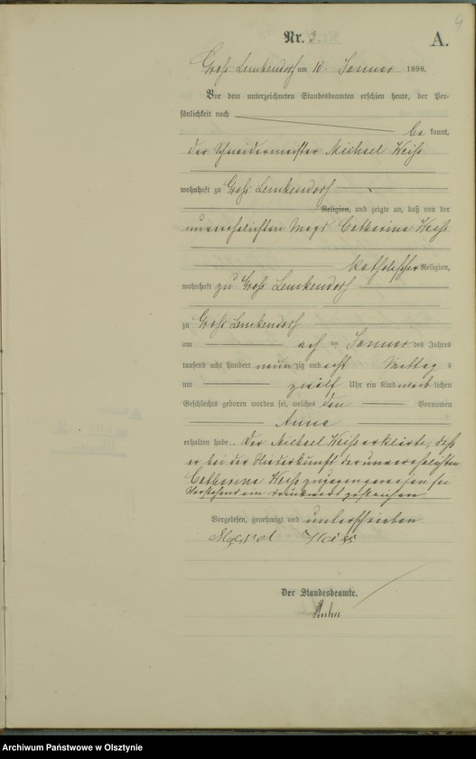 image.from.unit.number "Geburts-Haupt-Register Nr 1 - 119"