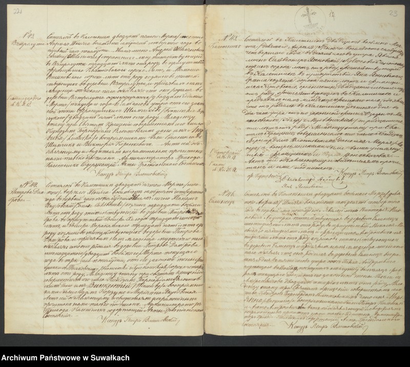 Obraz 14 z jednostki "[Akta urodzonych, zaślubionych i zmarłych]"