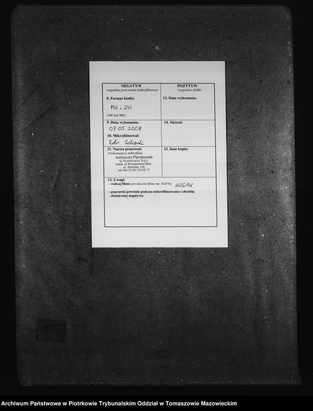 Obraz 3 z jednostki "Akta Stanu Cywilnego Gminy Regnowskiey na Rok 1818"