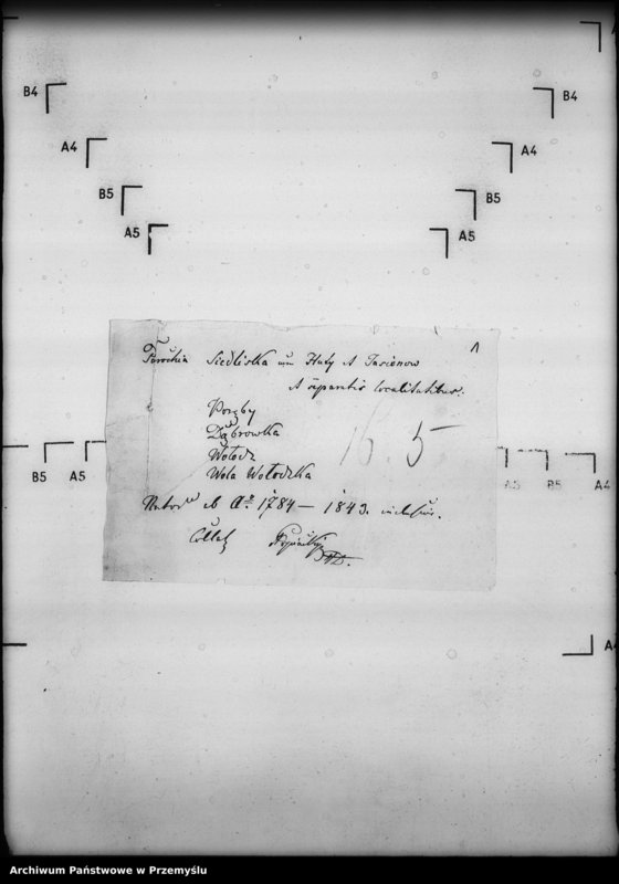 image.from.unit.number "[Kopie ksiąg metrykalnych parafii Siedliska z filiami Dąbrówka Starzeńska, Huta, Jasionów, Poręby, Wołodź, Wola Wołodzka (dekanat Dynów)]"