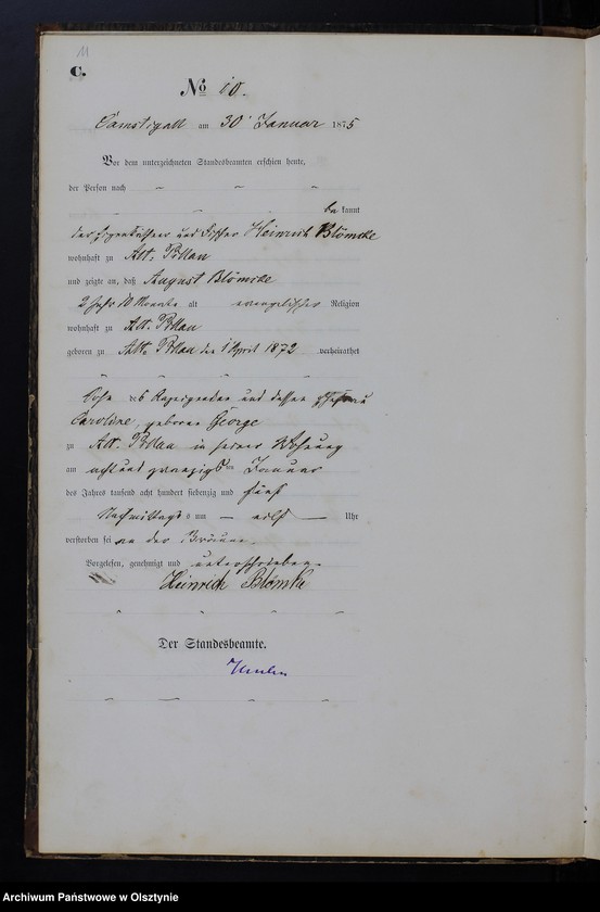 image.from.unit.number "Haupt-Sterbe-Register Nr 1 - 65"