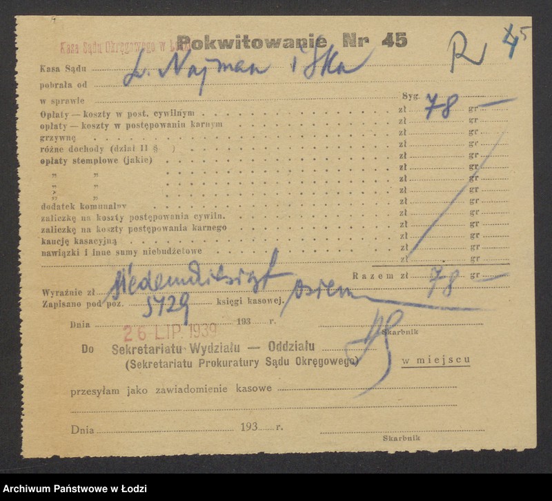 Obraz 7 z jednostki "Lajbusz Najman, Abram Rozental „Dom Mody Lena“ – wytwórnia i sprzedaż konfekcji"