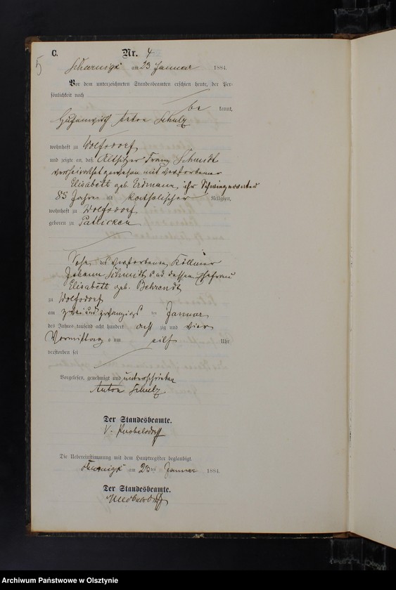 image.from.unit.number "Sterbe-Neben-Register Nr 1 - 61"