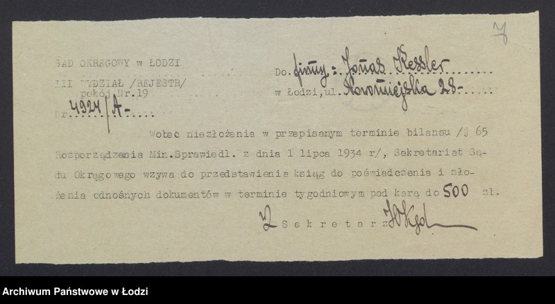 Obraz 9 z jednostki "Jonas Kessler - sprzedaż manufaktury"