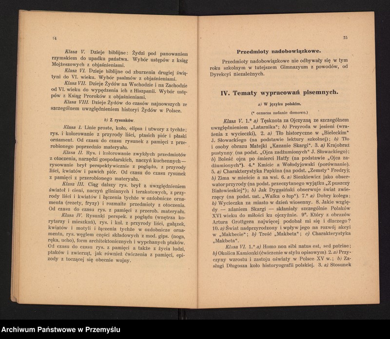 image.from.unit.number "II Sprawozdanie Dyrekcji C.k. Gimnazjum w Kamionce Strumiłowej za rok szkolny 1917/18"