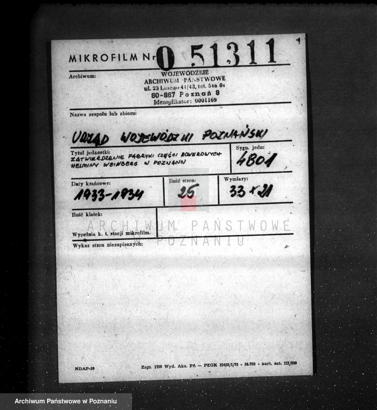 Obraz 2 z jednostki "Zatwierdzenie fabryki części rowerowych Helminy Weinberg w Poznaniu"