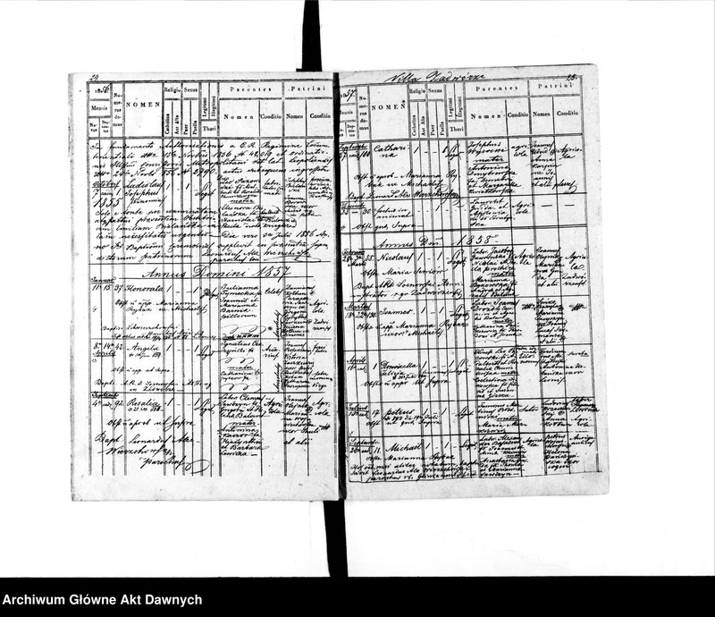 image.from.unit.number "Parafia: Gliniany. Dekanat: Gliniany. Księga metrykalna urodzeń, ślubów i zgonów dla wsi Zadwórze* i Bogdanówka*: Zadwórze - ur.: 1830-1887; śl.: 1855-1902; zg.: 1862-1896, Bogdanówka - ur.: 1833-1888; śl.: 1858, 1866-1869, 1871-1874, 1881, 1887-1888, 1890**; zg.: 1855-1890. Tom I."