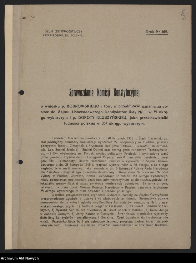 image.from.unit.number "Sejm nr 2. Przemówienie I. J. Paderewskiego, stenogramy; 103-go posiedzenia Sejmu, przemówień posłów, porządki dzienne obrad, uchwały, projekty ustaw"