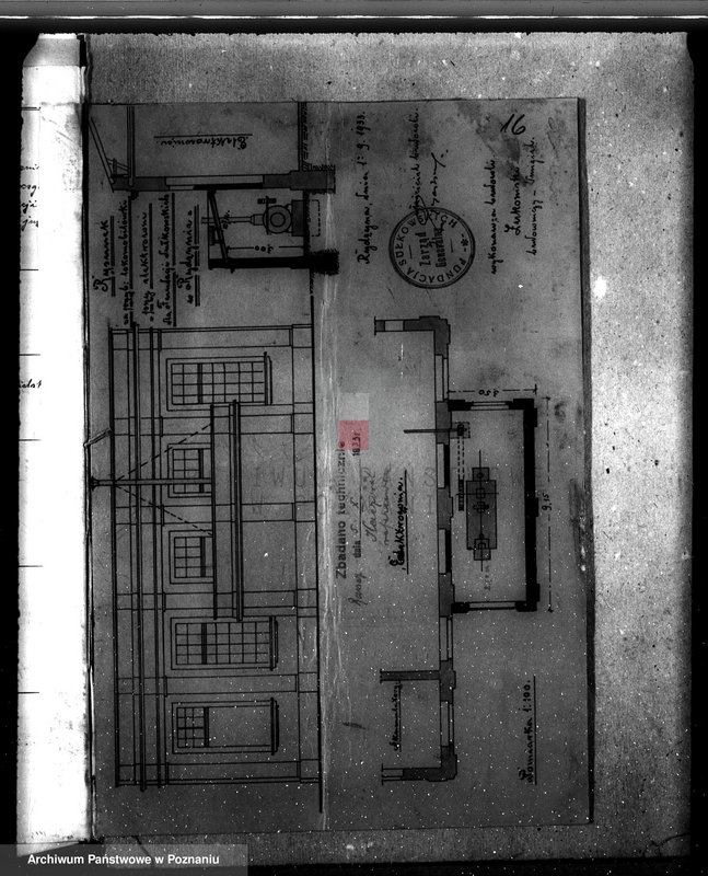 Obraz 20 z jednostki "Zatwierdzenie zakładu przemysłowego /elektrowni/ Fundacji Sułkowskich w Rydzynie"