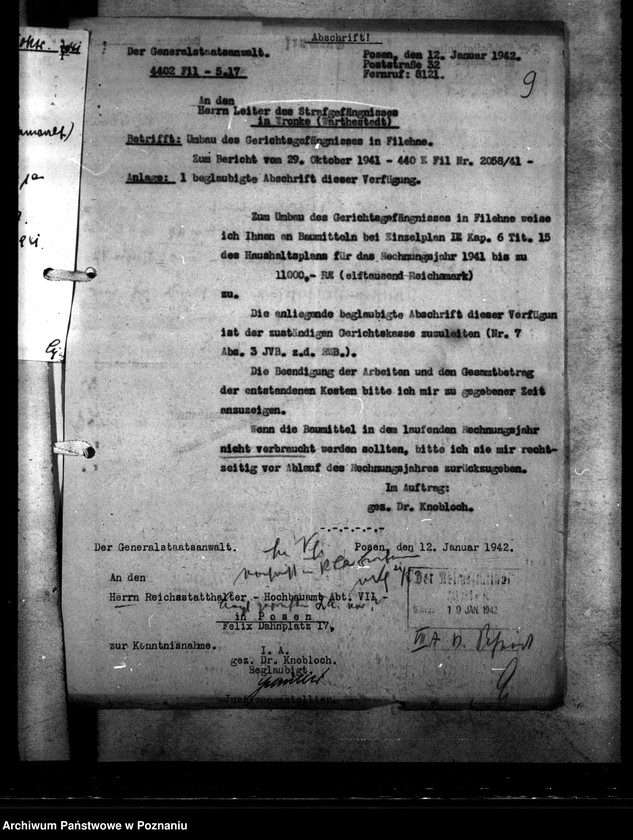 Obraz 13 z jednostki "Gerichtsgefängnis - Filehne"