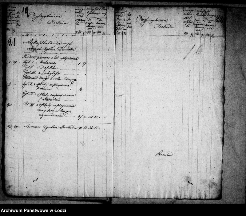 Obraz 20 z jednostki "Akta tyczące się rachunków cechu sukienniczego z fundacji skrzynki rzemieślniczej tegoż cechu"