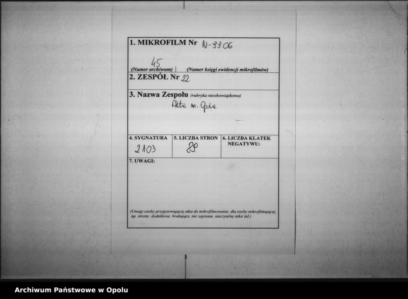 Obraz 2 z jednostki "Acta des Magistrats zu Oppeln betreffend die Beschwerden der Gast und Schankwirthe über die Kaufleute wegen unbefungten Betriebe des Schankgewerbes"