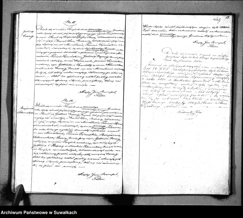 image.from.unit.number "Duplikat Aktów Stanu Cywilnego Urodziń, Małżeństw i Zejść Parafii Ewangelicko-Reformowanej Serejskiej na rok 1852"