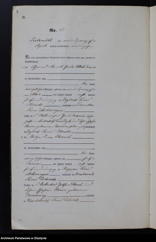 image.from.unit.number "Heirats-Neben-Register Nr 12 - 71 T. II"