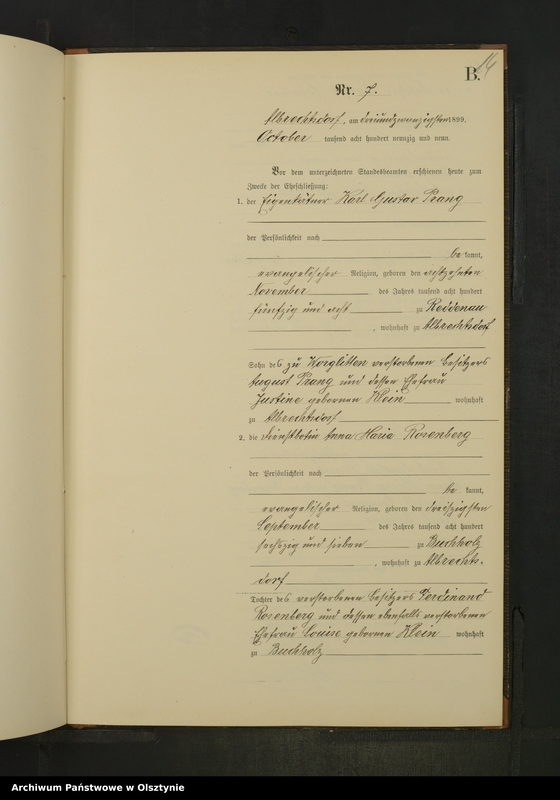 image.from.unit.number "Heiraths-Neben-Register Nr 1 - 13"