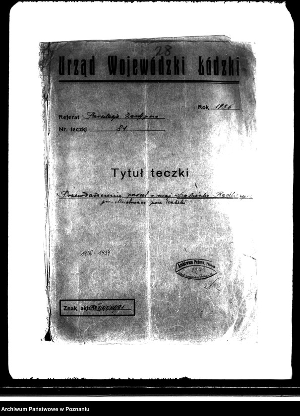 image.from.unit.number "Przewłaszczenie parcel z majątku Dąbrówka-Radliczyce powiatu kaliskiego"