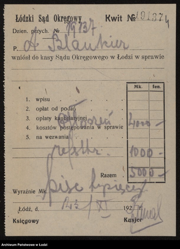 Obraz 6 z jednostki "Abram Blankiet- sklep kolonialny"