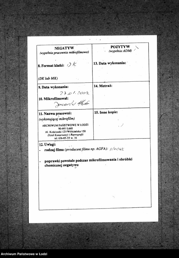 Obraz 4 z jednostki "Akta urodzeń"