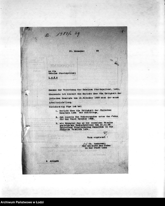 Obraz z jednostki "Sprawozdania z działalności Gminy Żydowskiej"